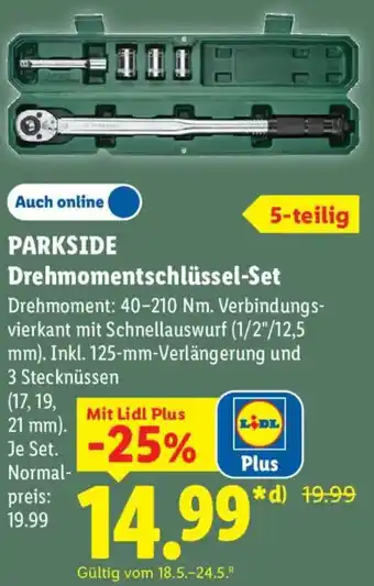 PARKSIDE Drehmomentschlüssel-Set