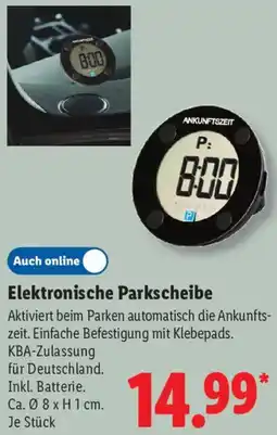 Lidl Elektronische Parkscheibe Angebot