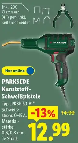 Lidl PARKSIDE Kunststoff Schweißpistole Angebot