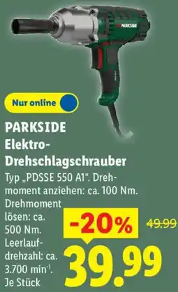 Lidl PARKSIDE Elektro Drehschlagschrauber Angebot