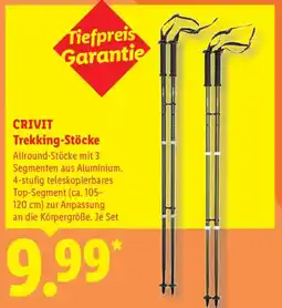 Lidl CRIVIT Trekking-Stöcke Angebot