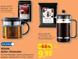 Lidl BODUM Kaffee-/Teebereiter Angebot