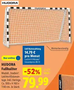 Lidl HUDORA Fußballtor Angebot