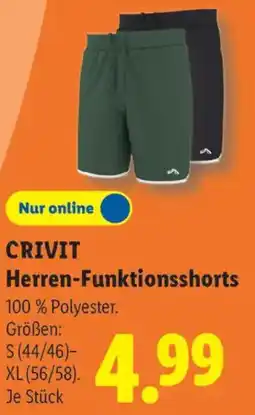 Lidl CRIVIT Herren-Funktionsshorts Angebot