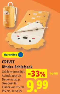 Lidl CRIVIT Kinder-Schlafsack Angebot