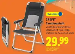 Lidl CRIVIT Campingstuhl Angebot