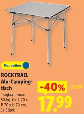 ROCKTRAIL Alu-Campingtisch