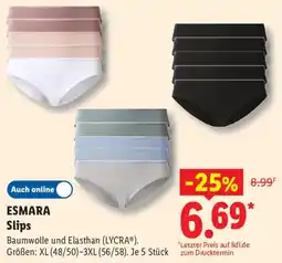 Lidl ESMARA Slips Angebot