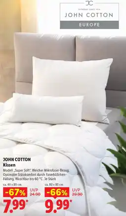 Lidl JOHN COTTON Kissen Angebot