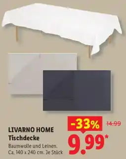 Lidl LIVARNO HOME Tischdecke Angebot