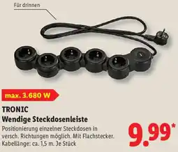 Lidl TRONIC Wendige Steckdosenleiste Angebot