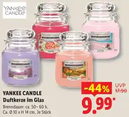 Lidl YANKEE CANDLE Duftkerze im Glas Angebot