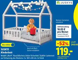 Lidl JUSKYS Kinderbett Angebot