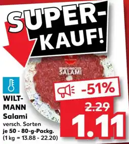 Kaufland WILTMANN Salami Angebot