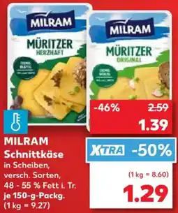 Kaufland MILRAM Schnittkäse Angebot