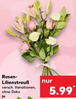 Kaufland Rosen Lilienstrauß Angebot