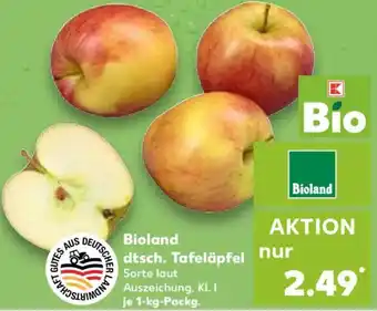 Kaufland Bioland dtsch. Tafeläpfel Angebot