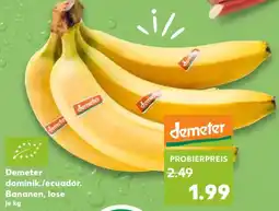 Kaufland Demeter dominik./ecuador. Bananen, lose Angebot