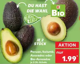 Kaufland Peruan./kolumb. Avocados oder Bio-Avocados Angebot