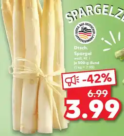 Kaufland Dtsch. Spargel Angebot