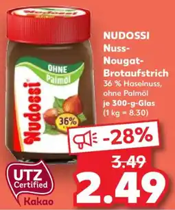 Kaufland NUDOSSI Nuss Nougat Brotaufstrich Angebot