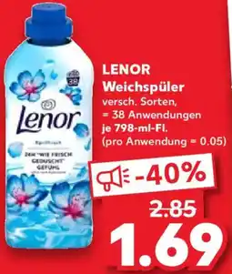 Kaufland LENOR Weichspüler Angebot