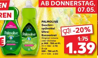 Kaufland PALMOLIVE Geschirrspülmittel Ultra Konzentrat Angebot
