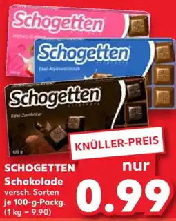 Kaufland SCHOGETTEN Schokolade Angebot