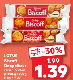Kaufland LOTUS Biscoff Doppelkeks Angebot