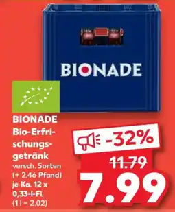 Kaufland BIONADE Bio-Erfrischungsgetränk Angebot