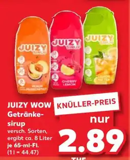 Kaufland JUIZY WOW Getränkesirup Angebot