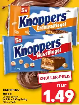 Kaufland KNOPPERS Riegel Angebot