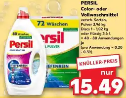 Kaufland PERSIL Color- oder Vollwaschmittel Angebot
