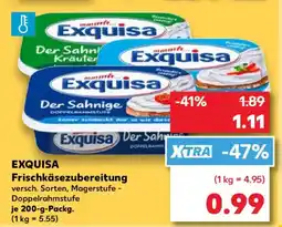 Kaufland EXQUISA Frischkäsezubereitung Angebot