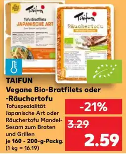 Kaufland TAIFUN Vegane Bio-Bratfilets oder -Räuchertofu Angebot