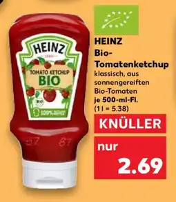 Kaufland HEINZ Bio Tomatenketchup Angebot