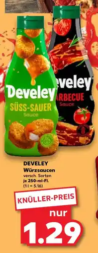 Kaufland DEVELEY Würzsaucen Angebot