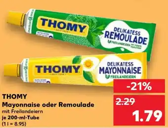 Kaufland Thomy mayonnaise oder remoulade Angebot
