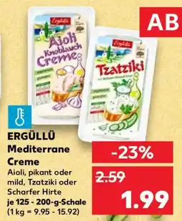 Kaufland ERGÜLLÜ Mediterrane Creme Angebot