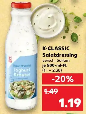 Kaufland K-CLASSIC Salatdressing Angebot