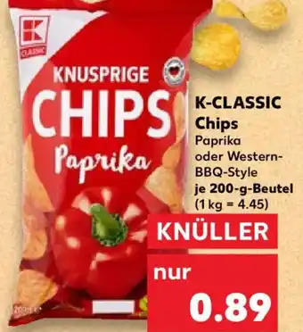 Kaufland K-CLASSIC Chips Angebot