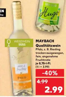 Kaufland MAYBACH Qualitätswein Angebot