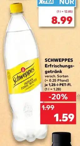 Kaufland SCHWEPPES Erfrischungsgetränk Angebot