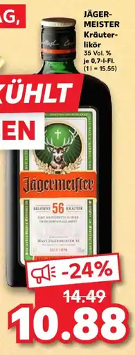 Kaufland JÄGER MEISTER Kräuterlikör Angebot