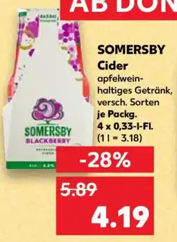 Kaufland SOMERSBY Cider Angebot