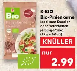 Kaufland K-BIO Bio-Pinienkerne Angebot