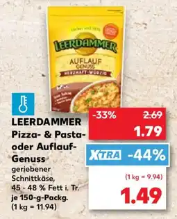 Kaufland LEERDAMMER Pizza- & Pasta oder Auflauf Genuss Angebot