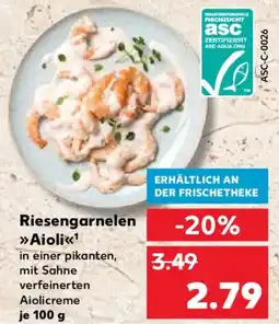 Kaufland Riesengarnelen »Aioli« Angebot