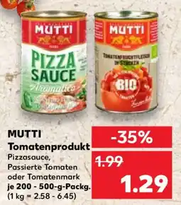 Kaufland MUTTI Tomatenprodukt Angebot