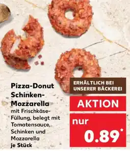 Kaufland Pizza-Donut Schinken Mozzarella Angebot